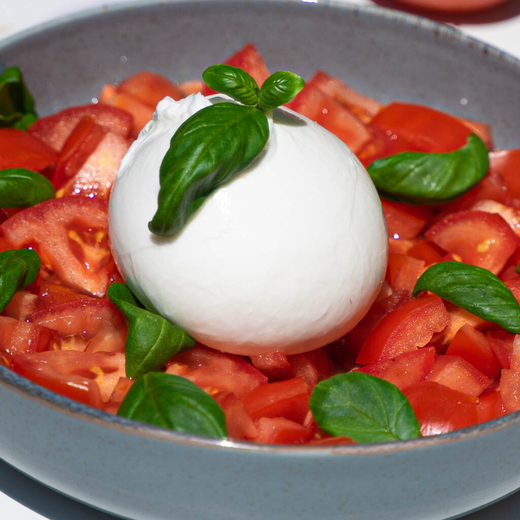 La burrata di bufala est une spécialité italienne délicieuse