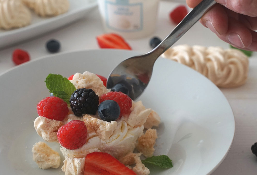 Recette gourmande – Chantilly & meringue façon Eton Mess